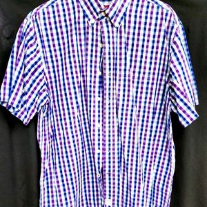 Izod Men's short sleeve button down L